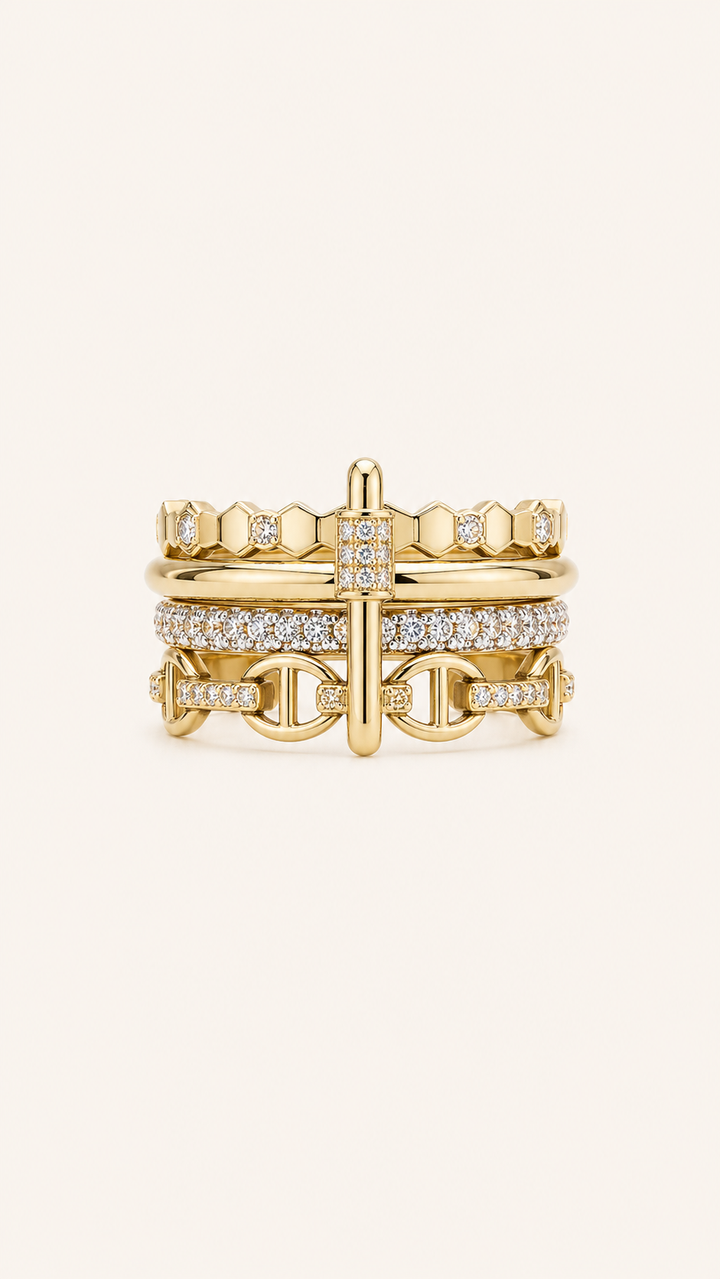 Luxe Stack Rings Set
