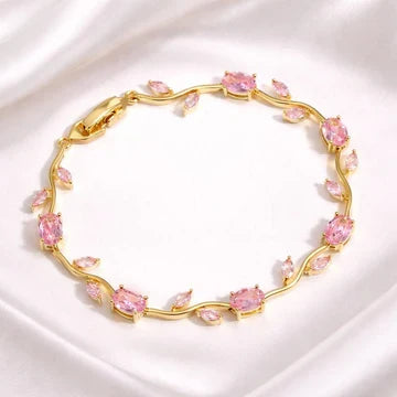 Pink Tulip Bracelet