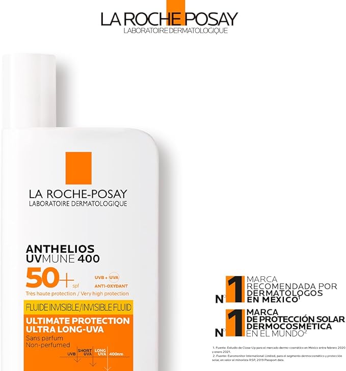 La Roche Anthelios UVMune 400 Invisible Fluid SPF50 50ML