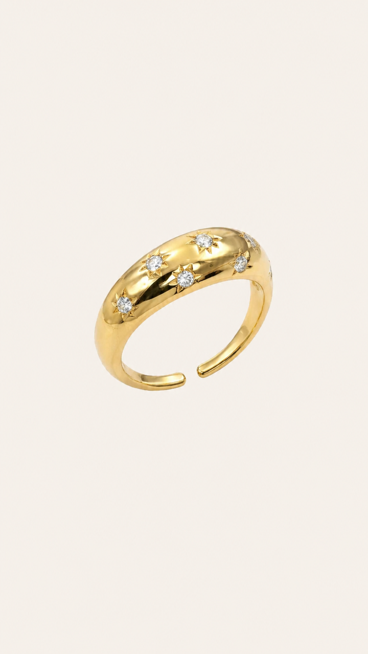 Slim Aura Pinky Ring