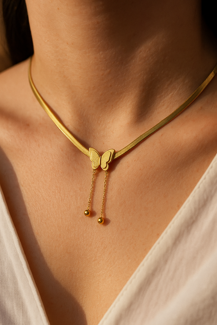 Butterfly Charms Necklace