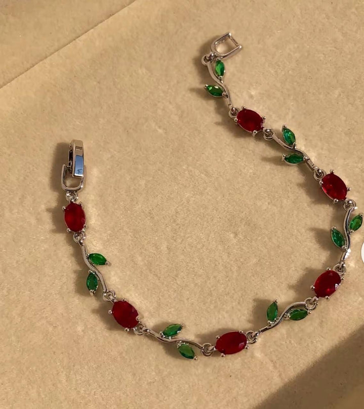 Red Tulip Bracelet