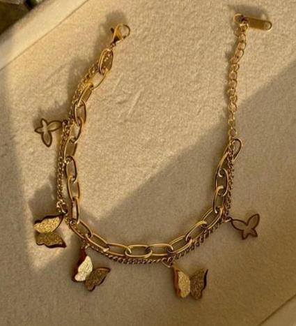 Butterflies Charms Bracelet