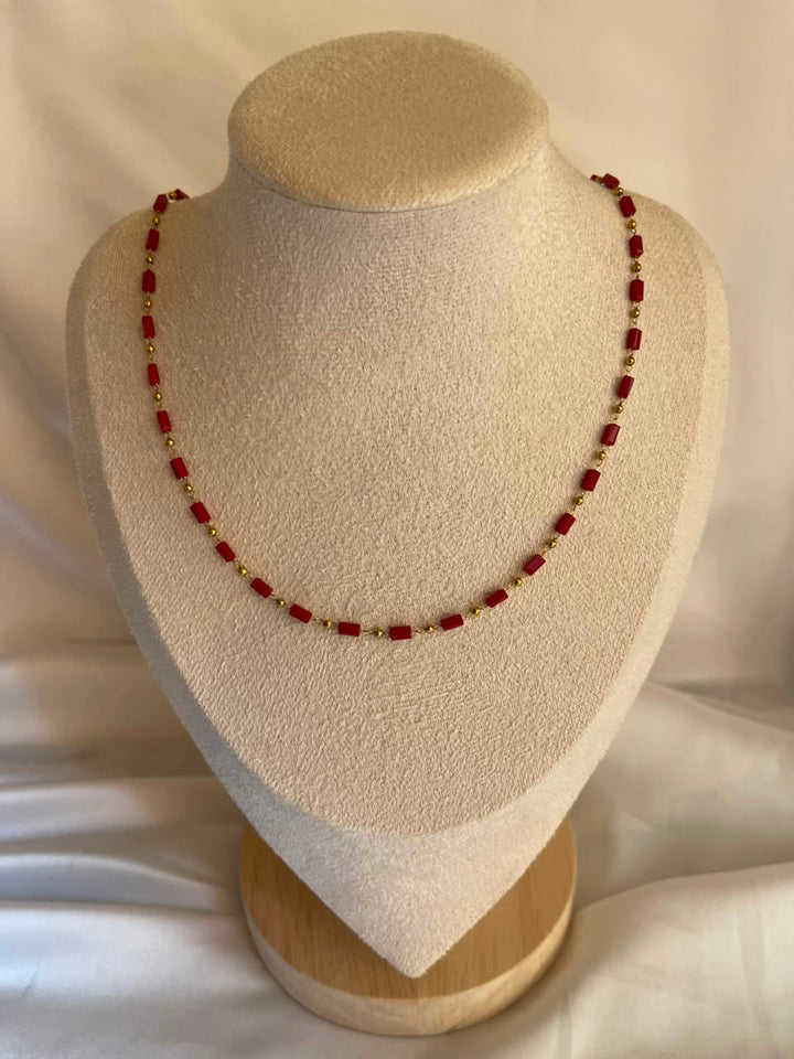Crimson Aura Necklace