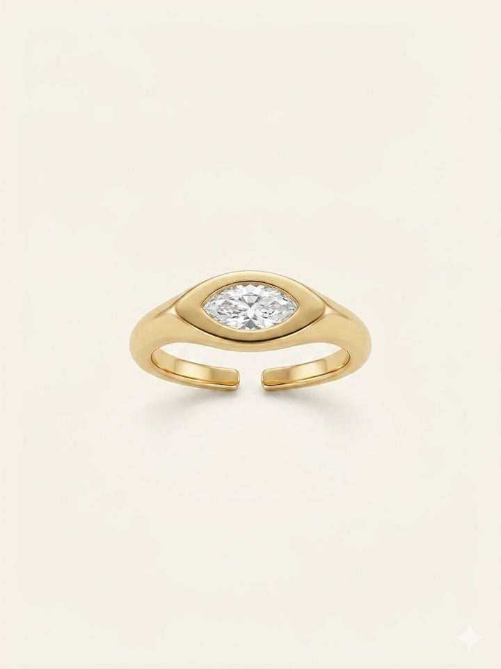 Silk Eye Pinky Ring